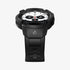ACS06488 - Galaxy Watch 6 Classic (47mm) Case Rugged Armor Pro in black showing the front